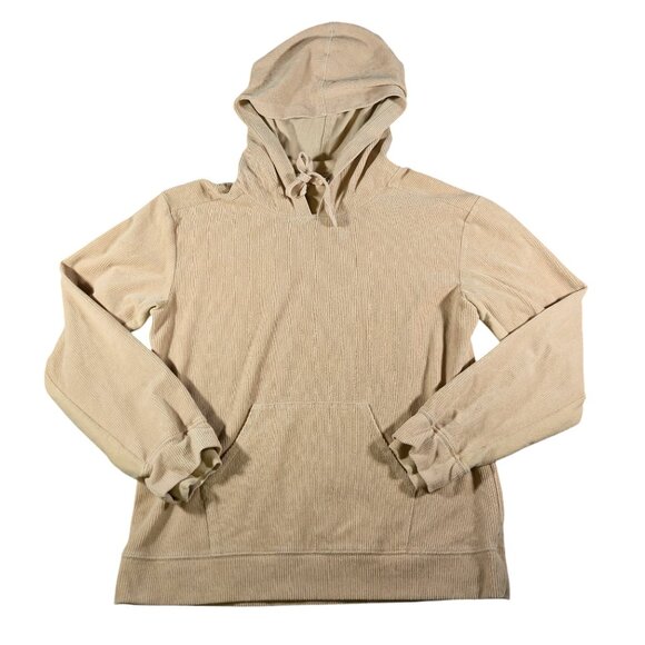 Daily Practice Anthropologie Womens Fine Corded Hoodie Size XS Boho Athleisure‎ - Picture 1 of 11